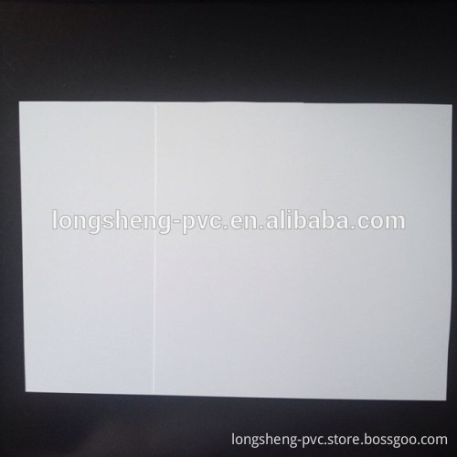 White PVC RIGID SHEET FOR CARDS
